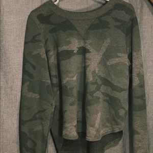 Camo pullover.